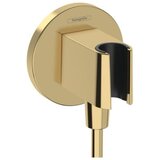 Hansgrohe 26888990 FixFit S držalo za tuš ročko z iztočnim kolenom | Shoptok.si