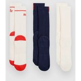 Nike Ed Pl Csh Crew 3P 144 WGFX Nogavice sail / midnight navy / picant | Shoptok.si