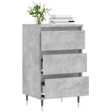 Komoda siva boja betona 40 x 35 x 70 cm od konstruiranog drva | shoptok.hr
