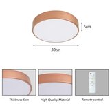 Brilagi LED prigušiva stropna svetiljka POOL LED/36W/230V prečnik 30 cm bronzana +daljinski upravljač | Eponuda.com