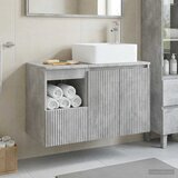  Set namještaja za kupaonicu 2 kom. Betonska siva 49.5 x 41 x 80 cm | shoptok.hr