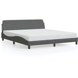 vidaXL Okvir za krevet Dover tamnosivi 183x213 cm od tkanine - Tamno siva 183 x 213 cm Cijene