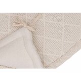 Jollein check Knit zaštitna ogradica za krevetić, Oatmeal | shoptok.hr