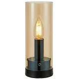 Markslöjd Oranžna namizna svetilka s steklenim senčnikom (višina 23 cm) Post –