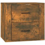 Maison Chic Stenska Nočna omarica - Nočna miza dimljen hrast 50x36x47 cm, (21688038) Cene