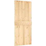  Drsna vrata s kompletom vodil 90x210 cm trdna borovina, (20804557) | Shoptok.si
