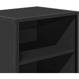  Noćni ormarići 2 kom crni 40x31x50 cm Konstruirano drvo i metal | shoptok.hr