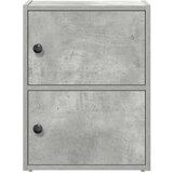 vidaXL Knjižna omara betonsko siva 40x24x52 cm inženirski les | Shoptok.si