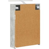  Kupaonski ormar s ogledalom Betonski sivi 50 x 14 5 x 70 cm | shoptok.hr
