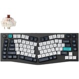 KEYCHRON Q10 Max (Alice Layout) QMK/VIA Brezžična Mehanska Tipkovnica, Bluetooth / 2.4 GHz, Brown Tactile Switch, US Layout, Q10M-M3, (21733253) Cene
