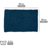 Wenko Temno modra tekstilna kopalniška preproga 50x80 cm Covelo – | Shoptok.si