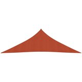  Senčno jadro 160 g/m² terakota 3x3x4,2 m HDPE, (20965793) | Shoptok.si
