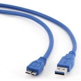 Gembird USB3.0 AM to micro BM cable, 1.8m CCP-mUSB3-AMBM-6 Cene
