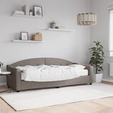  Dnevni krevet s madracem smeđesivi 80 x 200 cm od tkanine | shoptok.hr