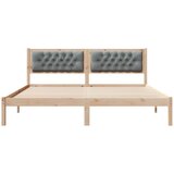  Konstrukcija postelje Svetlo siva 160 x 200 cm blago, (5000084278) | Shoptok.si