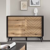  Komoda DIAMOND 77x104 cm crna/hrast evoke | Eponuda.com