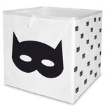 Butter Kings Crno-bijeli tekstilni organizator za dječje igračke 32x32x32 cm Batman – | shoptok.hr
