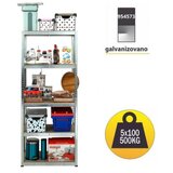 SmartStorage Polica metal-medijapan 180x75x30cm 5X100kg | ePonuda.com