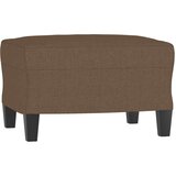  Fotelj s stolčkom za noge rjav 60 cm blago, (20910041) | Shoptok.si