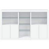  Komoda z LED lučkami bela 162x37x100 cm | Shoptok.si