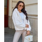 Resti Cream women's imitation fur jacket | Shoptok.si