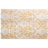 Furnova Zunanja preproga ARAKIL oranžna in bela 190x290 cm PP, (21930665) | Shoptok.si
