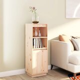 vidaXL visoka omara 37x34x110 cm trdna borovina Cene
