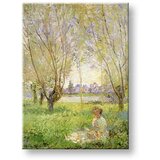 Reprodukcije woman under the willows - claude monet