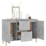  Komoda siva boja betona 103 5 x 35 x 70 cm od iverice | shoptok.hr