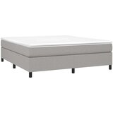  Krevet box spring s madracem svjetlosiva 160x200 cm tkanina | shoptok.hr