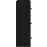 vidaXL Regal za knjige crni hrasta 40x24x77 cm od konstruiranog drva | shoptok.hr