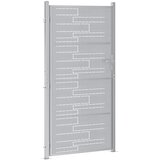  Vrtna vrata 85 x 196 cm Nehrđajući čelik Može se zaključati | shoptok.hr