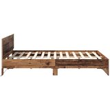  Krevetna konstrukcija Staro drvo 120 x 190 cm Konstruirano drvo | shoptok.hr