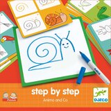 Djeco Ustvarjalni set Step By Step Animals Cene