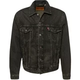Levi's Prehodna jakna 'The Trucker Jacket' črn denim