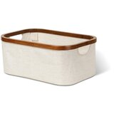 Bigso Krem tekstilna kutija za pohranu 38x26x16 cm Bamboo/Linen – | shoptok.hr