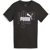 Puma GRAPHICS NO.1 LOGO TEE Majica za dječake, crna, veličina