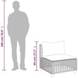  11-dijelni set vrtnih sofa od poliratana s jastucima bež | shoptok.hr