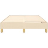 Okvir za krevet s oprugom krem 120 x 200 cm od tkanine | Eponuda.com