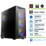 PCPLUS gaming namizni računalnik Ryzen 5 5600X/16GB/NVME SSD 1TB/RTX 5050 OC 8GB/Windows 11 Home 149355 Cene