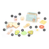 UMU® Toaster & Sandwich set aktivna igračka od drva 3y+ 1 kom | shoptok.hr