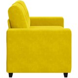  Žuti baršun Baršun 120 cm širine Sjedi 2 Suvremeni kauč | shoptok.hr