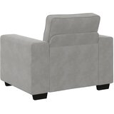 SOFA fotelja svijetlosiva 100x77x82 cm baršun | shoptok.hr