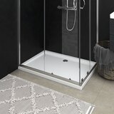 vidaXL Pravokutna ABS tuš-kada bijela 80 x 110 cm | shoptok.hr