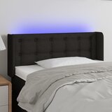 LED uzglavlje crno 103x16x78/88 cm od tkanine | shoptok.hr