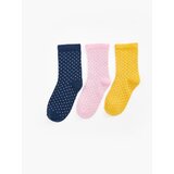 LC Waikiki 3-Piece Patterned Girls' Socks Cene