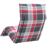  Sklopiva ležaljka za sunčanje s crvenim kariranim uzorkom 175x54x8,5 cm Oxford tkanina | shoptok.hr