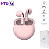  Bluetooth slušalice AirPhones Pro 6 HQ roze Cene