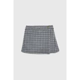 Abercrombie & Fitch Dječja suknja boja: siva, mini, ravna