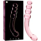 Ibiza Nebula Model 14 Dildo Borosilicate Glass 18.5x3cm Pink